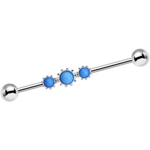Load image into Gallery viewer, 14G Southwest Rays of the Sun Industrial Barbell 38mm
