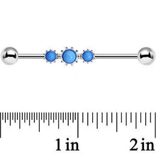 Load image into Gallery viewer, 14G Southwest Rays of the Sun Industrial Barbell 38mm
