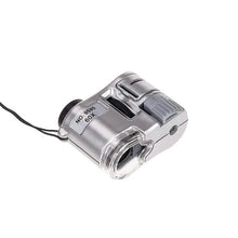 Load image into Gallery viewer, 60X Handheld Magnifying Glass Mini Pocket Microscope
