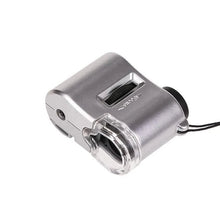 Load image into Gallery viewer, 60X Handheld Magnifying Glass Mini Pocket Microscope

