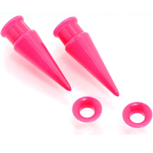 Load image into Gallery viewer, Pink 2 in 1 Interchangeable Screw Fit Plug and Taper Set
