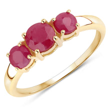 Load image into Gallery viewer, 1.15 Carat Genuine Ruby 14K Yellow Gold Ring
