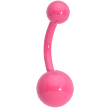 Load image into Gallery viewer, Pink Glow In The Dark Effect Belly Ring
