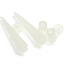 Load image into Gallery viewer, 2 in 1 Glow in Dark Interchangeable Screw Fit Plug and Taper Set
