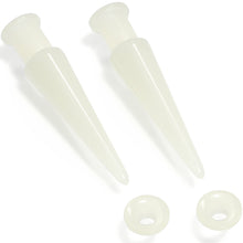 Load image into Gallery viewer, 2 in 1 Glow in Dark Interchangeable Screw Fit Plug and Taper Set
