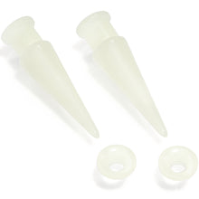 Load image into Gallery viewer, 2 in 1 Glow in Dark Interchangeable Screw Fit Plug and Taper Set
