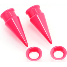 Load image into Gallery viewer, Pink 2 in 1 Interchangeable Screw Fit Plug and Taper Set
