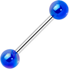 Load image into Gallery viewer, Multi Color Pearlescent Acrylic Ball Barbell Tongue Ring Set of 4
