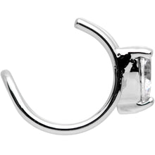Load image into Gallery viewer, Clear CZ Gem Royal Heart Bling Non Pierced Ear Cuff
