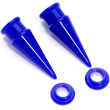 Load image into Gallery viewer, Blue 2 in 1 Interchangeable Screw Fit Plug and Taper Set
