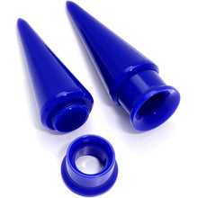 Load image into Gallery viewer, Blue 2 in 1 Interchangeable Screw Fit Plug and Taper Set

