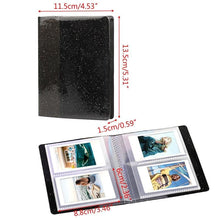Load image into Gallery viewer, 64 Pockets 3 Inch Quicksand Photo Album Mini Instant Picture Storage Organizer Family Scrapbook Albums Family Anniversary Gift For Couple
