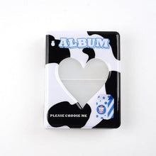Load image into Gallery viewer, 64 Pockets 3 Inches Photo Album Card Holder Receipt Storage Hollow Love Heart Photo Holder Business Card Bag Kpop Photocard Holder Book Polaroid Book Album Gifts For Valentines Day
