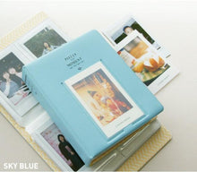 Load image into Gallery viewer, 64 Pockets Mini Instant Polaroid Photo Album Picture Case for Mini Film 7s 8 25 50s 90 Mini Polaroid Album Refillable Notebook Photo Album Valentines Day Gift Anniversary Gift
