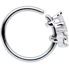 Load image into Gallery viewer, 20G 5/16 Clear CZ Gem Cluster Seamless Circular Ring
