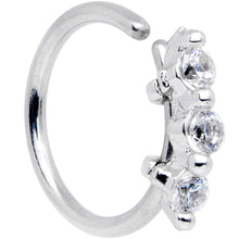 Load image into Gallery viewer, 20G 5/16 Clear CZ Gem Sequence Shine Seamless Circular Ring
