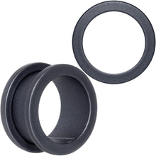 Load image into Gallery viewer, Brown Matte Silicone Screw Fit Tunnel Plug Set 6mm to 25mm
