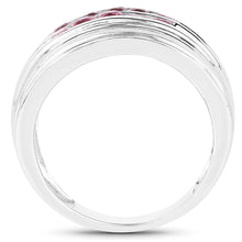 Load image into Gallery viewer, 1.00 Carat Genuine Pink Tourmaline .925 Sterling Silver Ring

