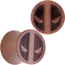 Load image into Gallery viewer, Licensed Marvel Deadpool Sawo Wood Saddle Plug Set
