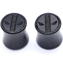 Load image into Gallery viewer, Licensed Marvel Deadpool Iron Wood Saddle Plug Set
