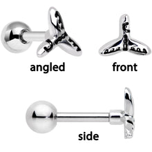 Load image into Gallery viewer, 16G 1/4 Ocean Starfish Life Cartilage Tragus Earring Set of 3
