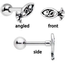 Load image into Gallery viewer, 16G 1/4 Ocean Starfish Life Cartilage Tragus Earring Set of 3
