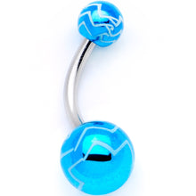Load image into Gallery viewer, Parade of Color Zig Zag Party Pack Belly Ring Set of 4

