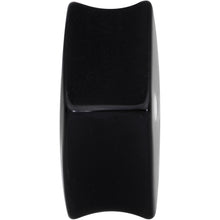 Load image into Gallery viewer, Black Acrylic Square Shaped Lucky 7 Dice Saddle Plug Set 22mm to 31mm
