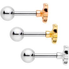 Load image into Gallery viewer, 16G 1/4 Blush Butterfly Cartilage Tragus Earring Set of 3
