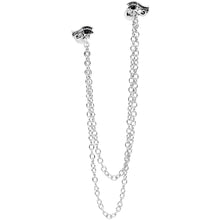 Load image into Gallery viewer, 16G 1/4 Ancient Egyptian Eye of Horus Cartilage Chain Earring
