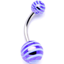 Load image into Gallery viewer, Evening of Color Zig Zag Party Pack Belly Ring Set of 4
