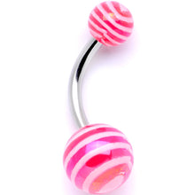 Load image into Gallery viewer, Evening of Color Zig Zag Party Pack Belly Ring Set of 4
