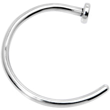 Load image into Gallery viewer, 18G 3/8 Grade 23 Titanium Minimalist Nose Hoop
