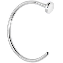 Load image into Gallery viewer, 20G 3/8 Grade 23 Titanium Minimalist Nose Hoop
