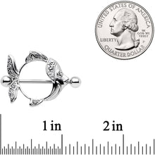 Load image into Gallery viewer, 14G 9/16 Angelic Angelfish Nipple Shield Set
