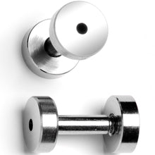 Load image into Gallery viewer, 2G Steel Double Flare Screw Fit Tunnel Plug Set
