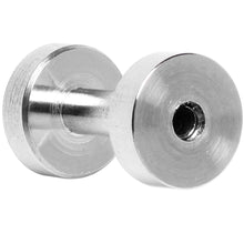 Load image into Gallery viewer, 2G Steel Double Flare Screw Fit Tunnel Plug Set
