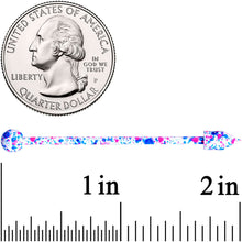 Load image into Gallery viewer, 14G Pink White Blue Make A Point Industrial Barbell 38mm
