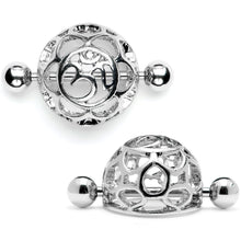 Load image into Gallery viewer, 14G 9/16 Framework Dome Geometric Nipple Shield Set

