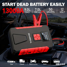 Load image into Gallery viewer, Portable Car Jump Starter with Air Compressor
