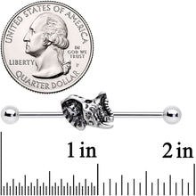 Load image into Gallery viewer, 14G Natures Own Design Elephant Industrial Barbell 38mm
