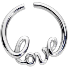 Load image into Gallery viewer, 16G 5/16 Love Your Piercing Seamless Circular Ring

