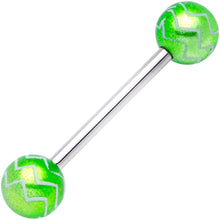 Load image into Gallery viewer, Pastel Wavy Lines Barbell Tongue Ring Set of 4
