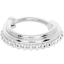 Load image into Gallery viewer, 16G 3/8 Delicate Details Hinged Septum Ring
