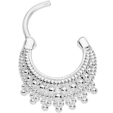 Load image into Gallery viewer, 16G 3/8 Debutante Fashion Hinged Septum Ring
