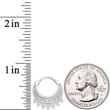 Load image into Gallery viewer, 16G 3/8 Debutante Fashion Hinged Septum Ring
