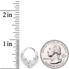 Load image into Gallery viewer, 16G 3/8 Pretty Princess Hinged Septum Ring
