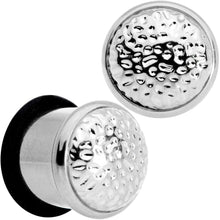 Load image into Gallery viewer, Hammered Finish Single Flare Plug Set 6mm to 16mm Sizes
