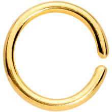 Load image into Gallery viewer, 16G 5/16 Gold Tone Titanium IP Circular Ring
