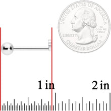 Load image into Gallery viewer, Openwork Planet Saturn Barbell Tongue Ring
